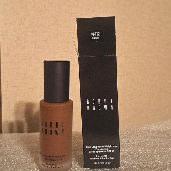 Bobby Brown skin long-wear weightless foundation N-112 NIB - Picture 8 of 9